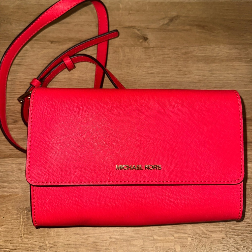 Michael Kors Vibrant Red Crossbody Bag